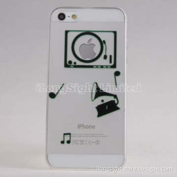 Applus fashion creative Clear Plastic Case For iPhone 5
